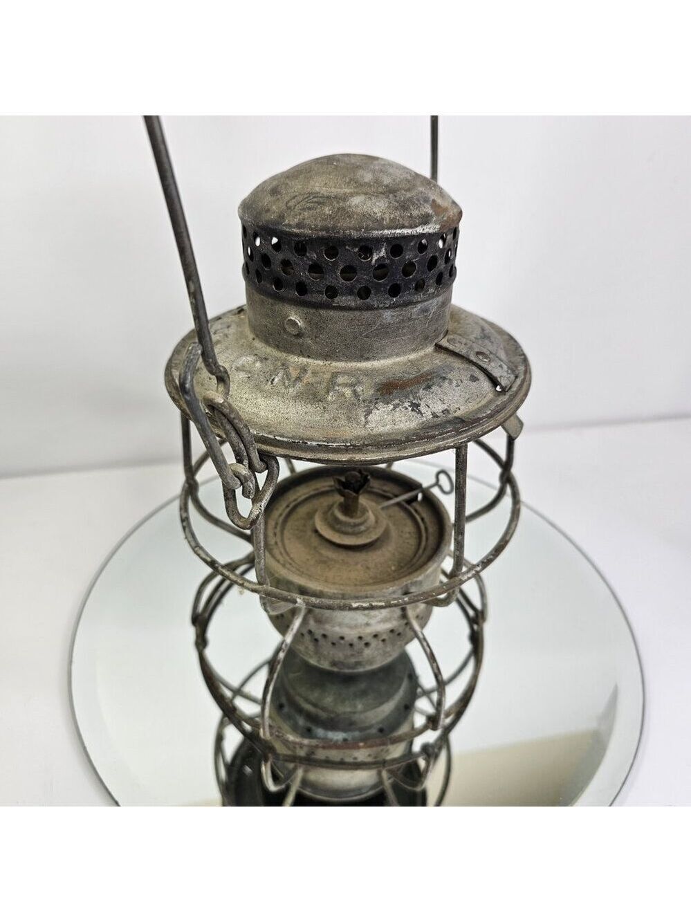 Vintage CNR TRAIN RAILROAD LANTERN Hiram Piper 1920s No Globe For Parts/Untested